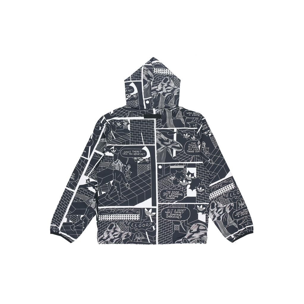 Adidas Originals Jackets Men's Black Hooded Moderate Other GN3333
