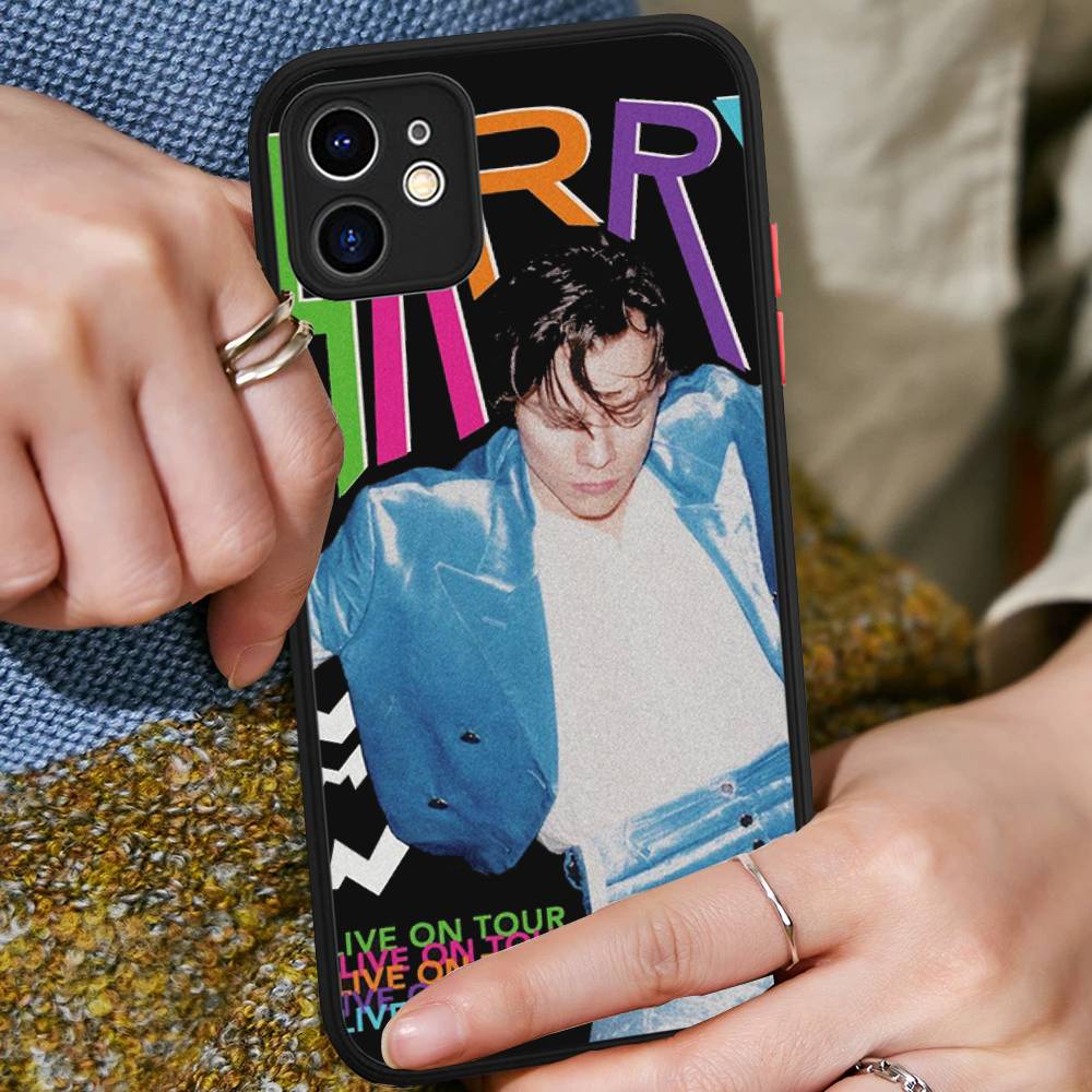 Pop Singer Harry Styles Matte Protective Case For IPhone 16 15 14 13 12 11 Pro Max X XS MAX Protection Case