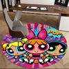 Powerpuff Girls, Chair Mat Round Rug Office Carpet, Non Slip, Suitable for Living Rooms, Bedrooms,Decor1205886a