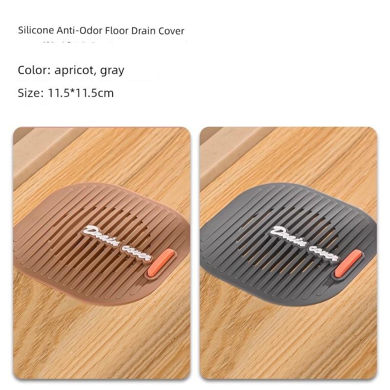 German Anti-Hair Clogging Drain Cover Bathroom Sewer Sink Filter Net Anti-Odor Silicone Mat for Home Toilet