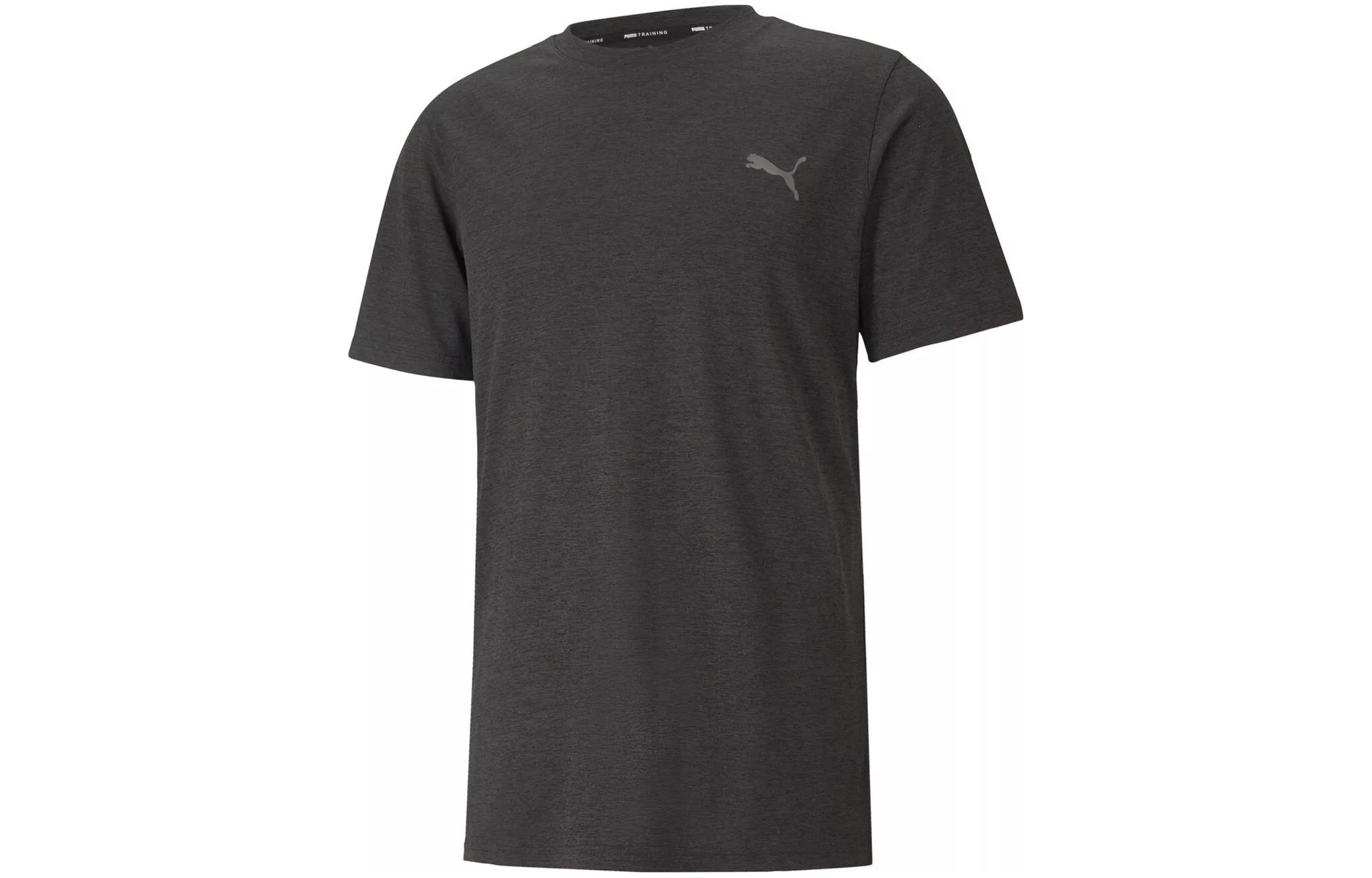 PUMA TRAIN FAV HEATHER SS TEE T Shirt Men s Dark Gray 520137-07 S