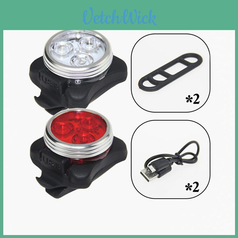 Compact And Durable Cycling Bike Head Light With Usb Rechargeable Batteries