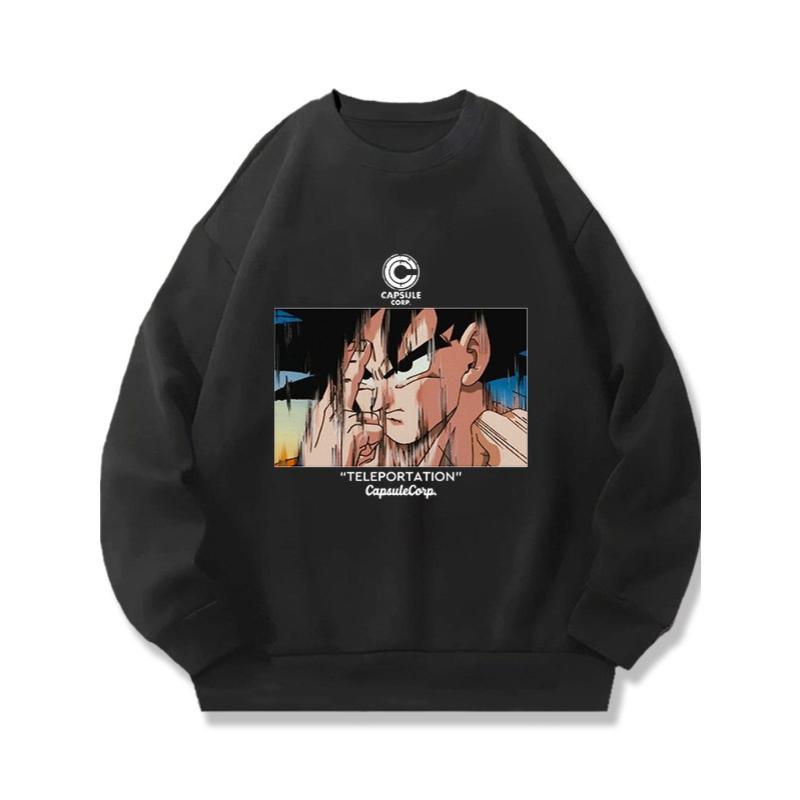 Специальное предложение Толстовка с круглым вырезом Мягкий удобный пуловер для повседневной носки S чёрный