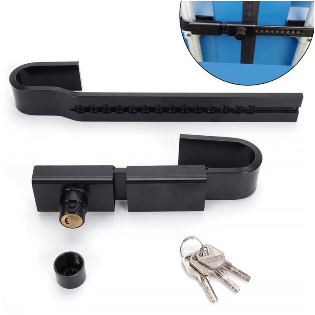 Container Lock Trailer Box Door Lock With 3 Keys Adjustable Steel Security Padlock For Truck Parcel Transport Logistics Shipping