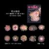 6 styles 20 pcs Fireworks blossoming SeriesRomantic fireworks theme DIY Decorative sticker Scrapbooking Material Diary Album
