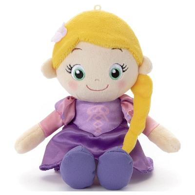 Takara Tomy Arts Disney Character Washable Beans Collection Rapunzel Plush Toy, Approximately 19cm Tall