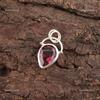 Pear Rhodolite Gemstone 925 Silver Artisan Ethnic Engagement New Pendant Jewelry PP-56-9
