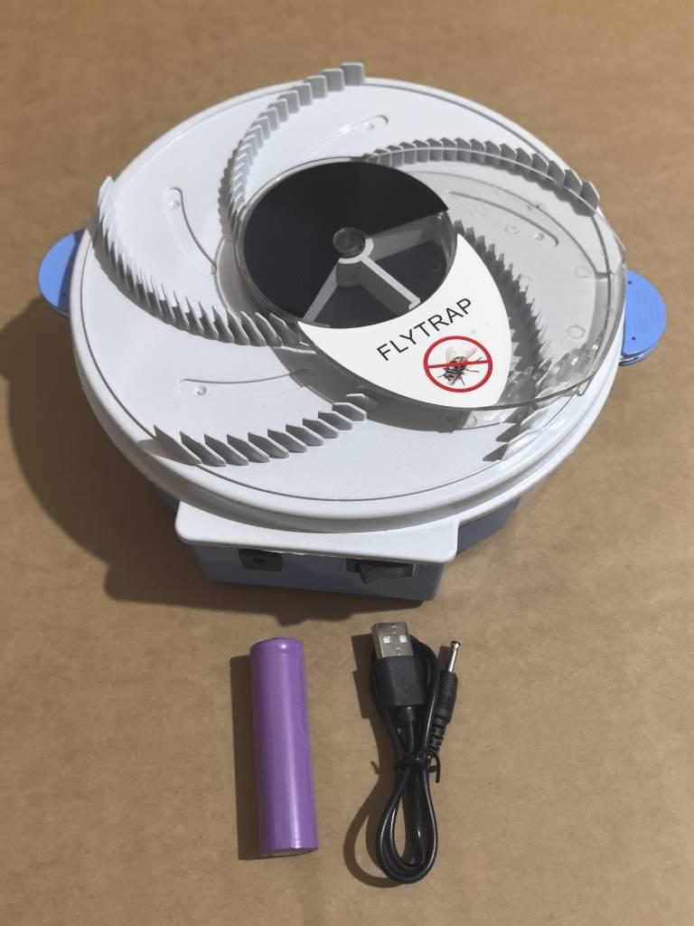 Cattura mosche automatico ricaricabile USB—Esche rotante silenziosa per uso domestico e nei ristoranti