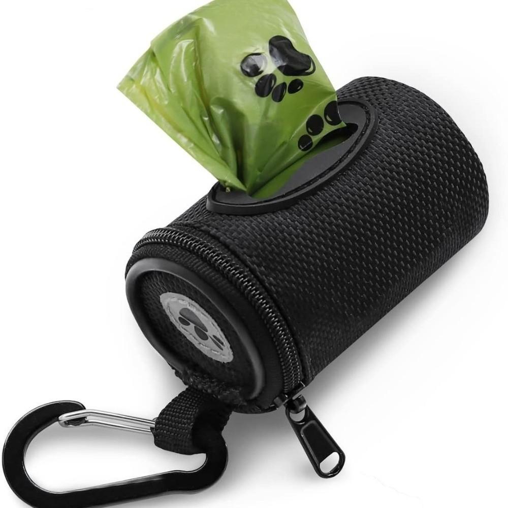 Waterproof Pet Dog Poop Bag Dispenser Zipper Storage Bag Portable Pet Waste Bags Carrier  Dog