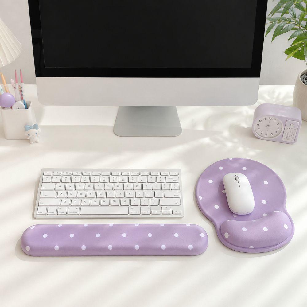 Memory Foam Keyboard Wrist Rest Non Slip Base Wrist Rest Support  for Workspaces