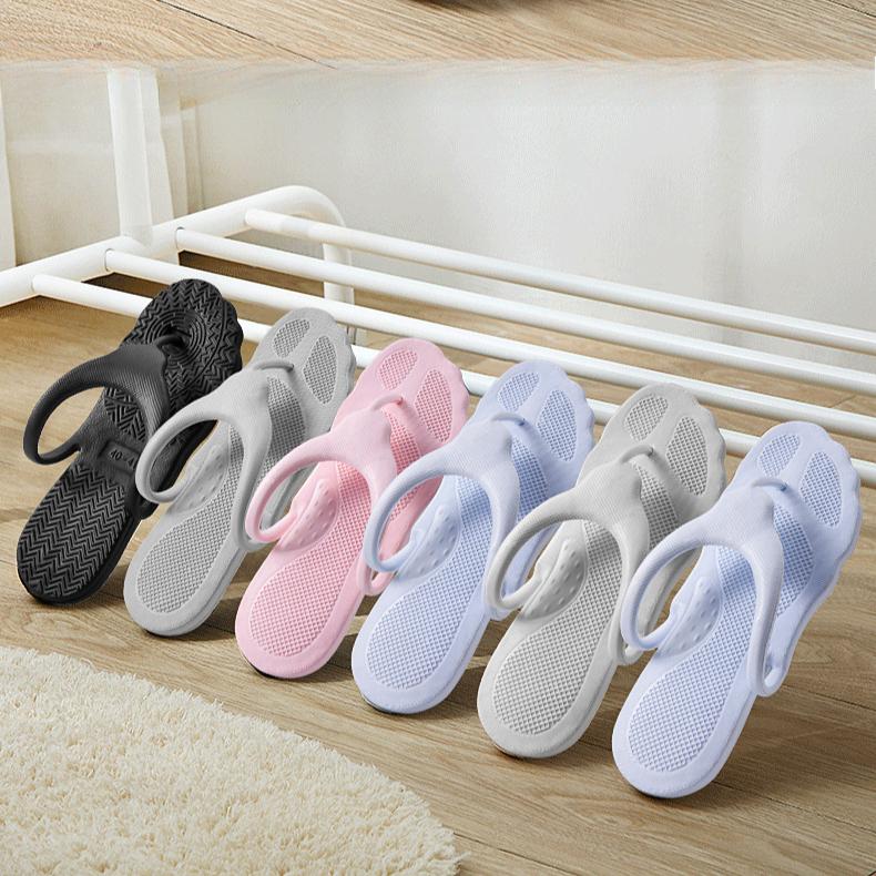 Flip-Flops für Geschäftsreisen Tragbar Faltbar Paar Strand Einweg Hotel Badezimmer Rutschfeste Hausschuhe