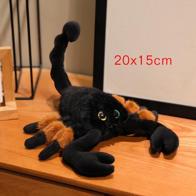 18-30cm Simulierte Skorpion Ameise Spinne Plüschtiere Niedliche Insekten Plüschtier Puppe Tasche Schlüsselanhänger Anhänger Spielzeug Kreatives Geschenk