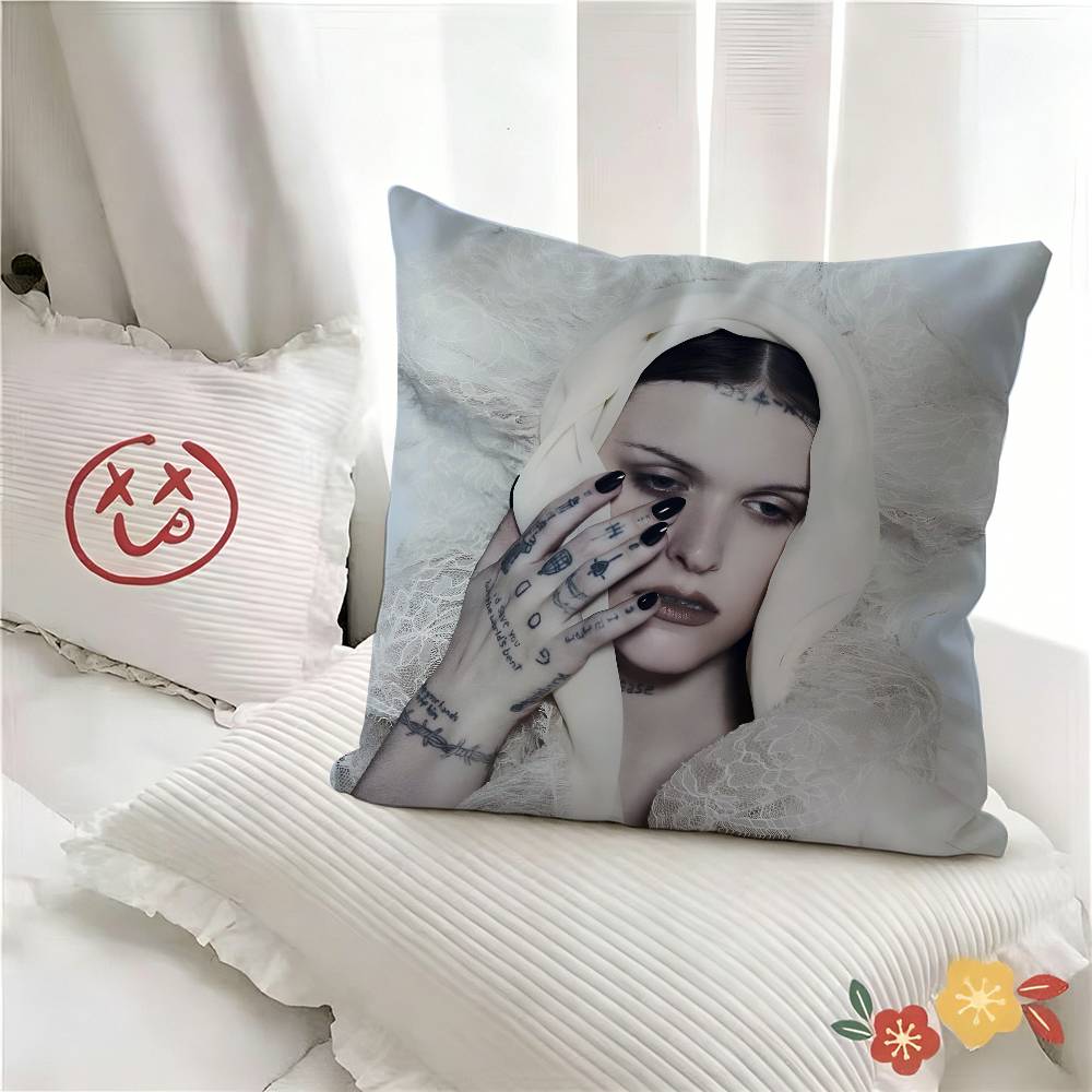 pc Ethel Cain Pillow Case Fashion Square Pillowcase Bedroom Sofa Room Ins Decoration Leisure