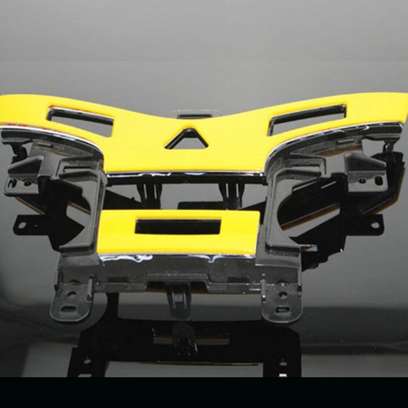 

2 шт./компл. ABS хромированная центральная консоль, панель кондиционера, вентиляционное отверстие, наклейка с блестками для Chevrolet Cruze Sedan ABS yellow