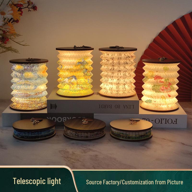 High-End Portable Foldable Book Light Lantern: The Perfect Creative Atmosphere Gift