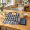 Adult Bibs for Seniors Double-sided Waterproof Bib, with Adjustable Neck Strap, Wide Clothing Protectors Eating Crumb Catcher Large Washable Protector