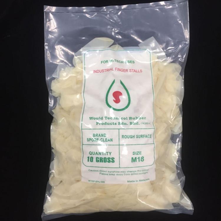 Ultratunna Transparenta Frostade Fingerskydd - Engångs, Puderfria Gummi Fingerskydd