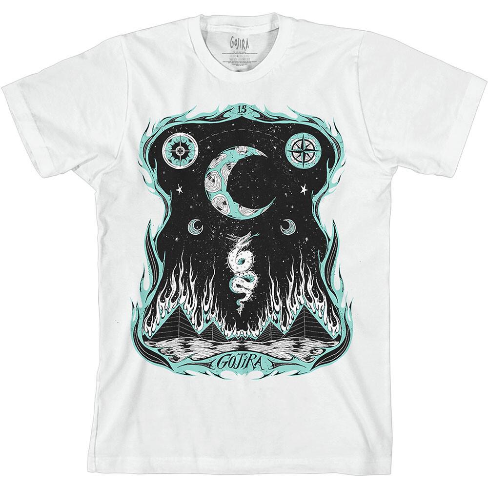 Gojira Dragons Dwell White Shirt S-XXL T-Shirt Official Metal Band Tshirt S