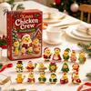 Calendario dell'Avvento di Natale 2026 Calendario Pulcino, Scatola Countdown 24 Giorni con Regali di Compleanno per Bambini Ornamenti Acrilici, Decorazione Festiva per Albero