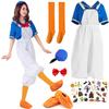 COZENRE Donald Duck Cosplay Sailor Uniform Costume for Adults, Halloween Costume for Women, Cute Disguise, Uniform, Halloween Party, Birthday,