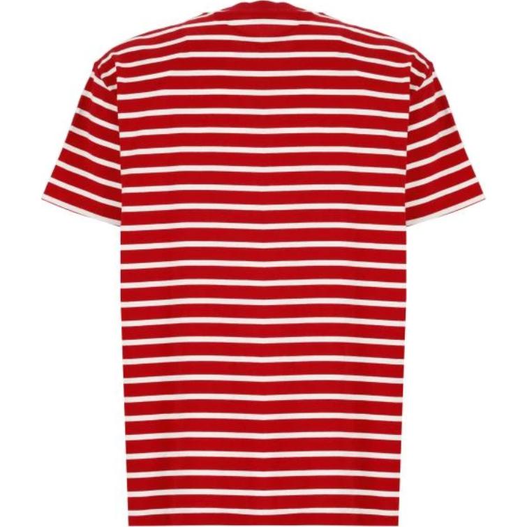 Polo Ralph Lauren Striped Logo Embroidered Crew Neck Short Sleeve T-Shirt Men Tops 710934662-003