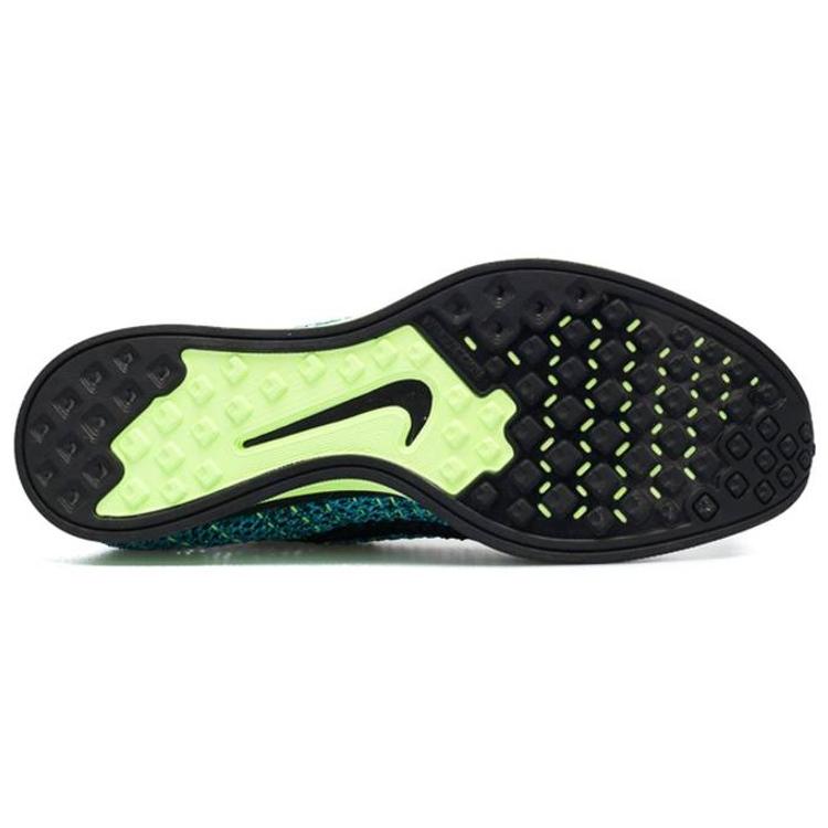 New Nike Flyknit Racer Blue Gecko 526628-401