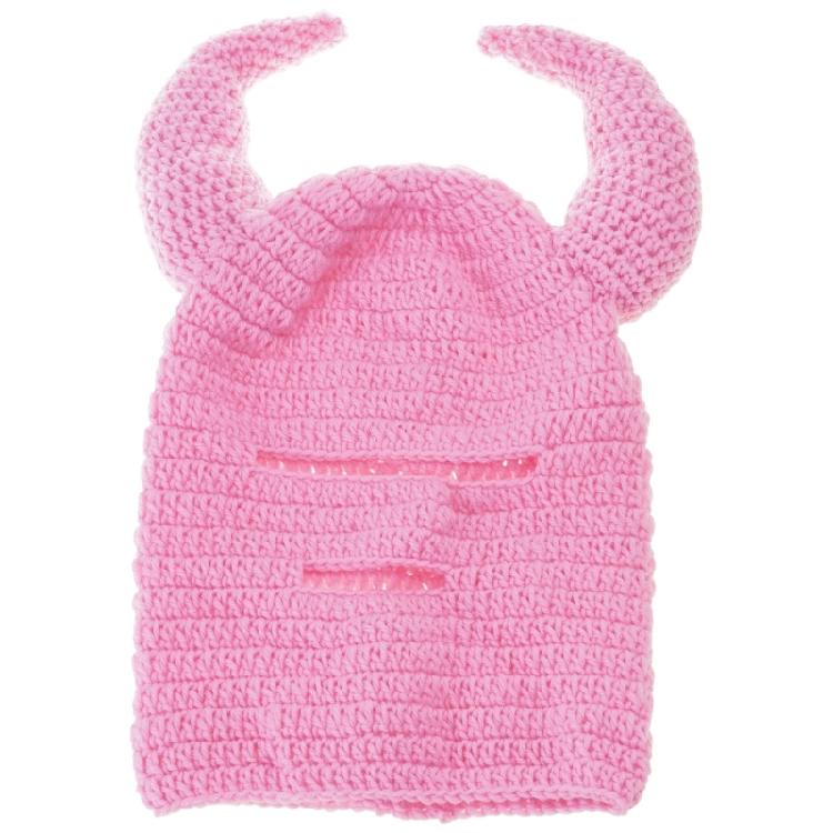 Halloween Cosplay Horn Balaclava Hats Balaclava Winter Knitted Hats Headgear