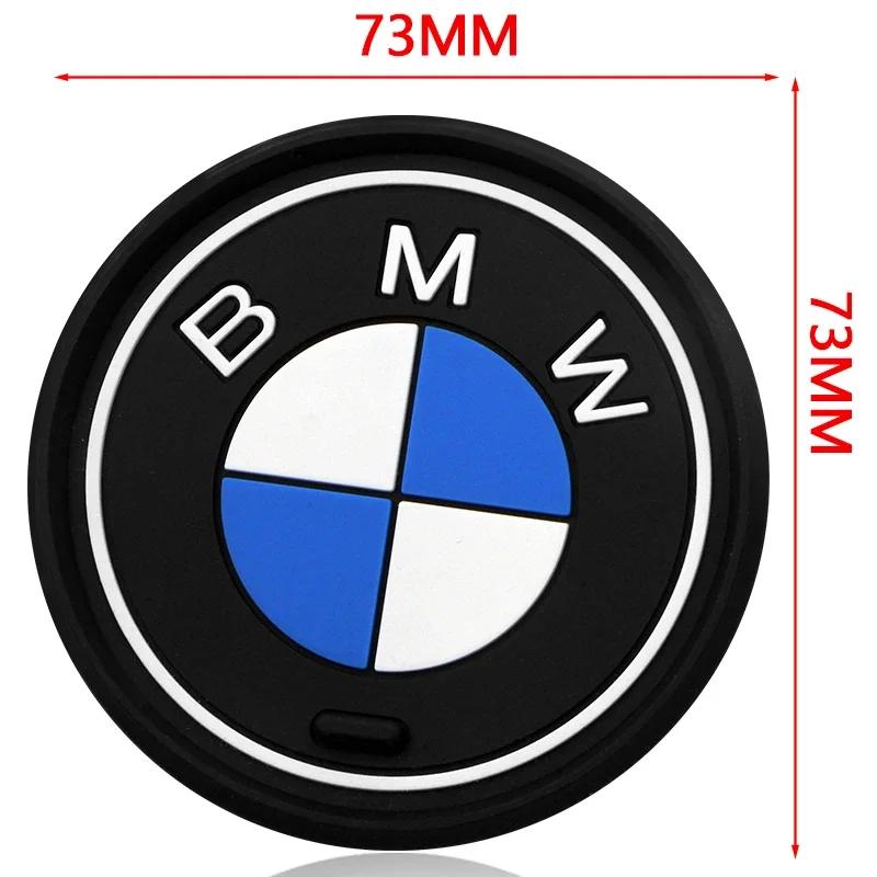 

HOT 2pcs Car Interior Silicone Auto Water Cup Bottle Holder Anti-slip Pad Mat for BMW X1 X3 X5 M3 M5 E36 E46 E39 E53 E60 E90 E91