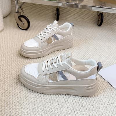 2025 Summer New Breathable Ins Tide Korean Version Mesh Shoes Female Students Street Shooting Running Sports Casual Shoes NK702