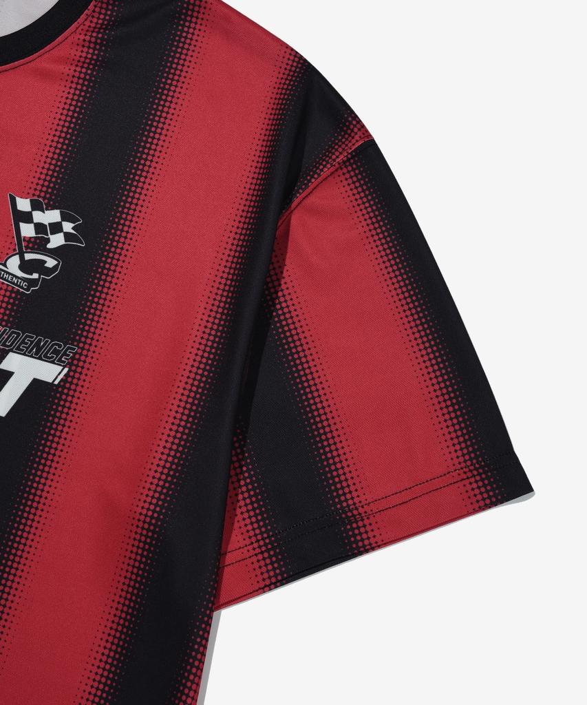 COVERNAT Football Jersey T-Shirt Red