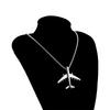 Steel For Women Pendant Hiphop Airplane Man Chain Necklace Neck Jewelry Korean Clavicle Choker