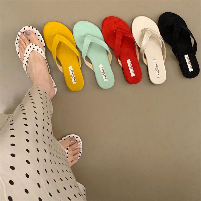 Summer Casaul Women Clip Toe Slippers Ladies Comfort Outdoor Beach Vacation Flats Slides Flip Flop