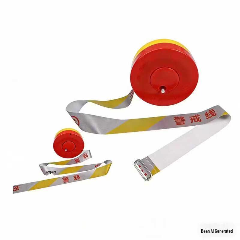 DAXTE Reflective Barrier Tape with Dispenser 50m