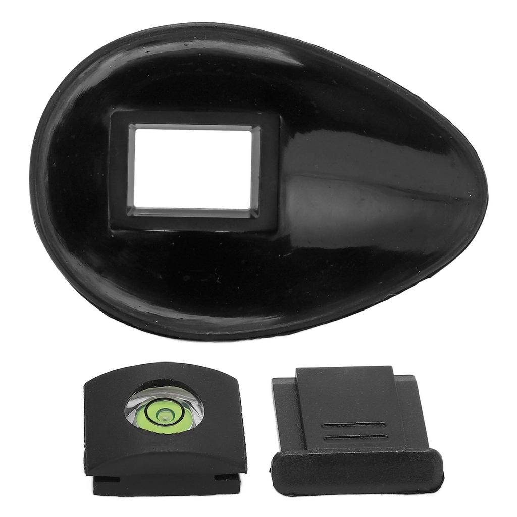 Kamera Sucher Augenmuschel Blende 22mm Oval Wasserwaage Blitzschuh Abdeckung Set für D300 D200 D90 D80 D7000 D7100 D5200 D510