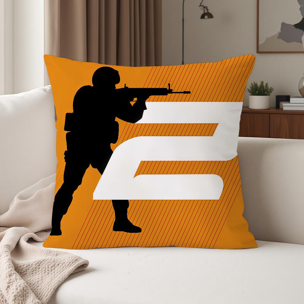 

Hot Game CCounterStrike 2 CSGO Pillow Case Suitable For Bedrooms Living Rooms Cars Home Decoration 30cmx30cm