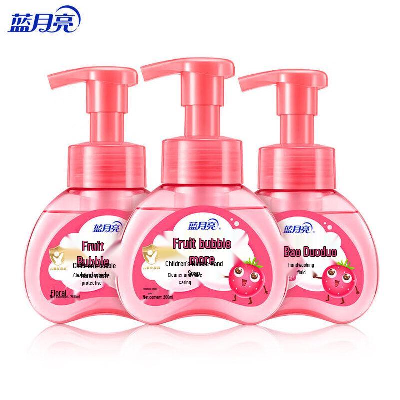 Blue Moon Fruit Foam Strawberry Kids Foaming Hand Soap