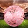 1PZ Sfondo Stellato Rosa Gatti Amano Pallone da Calcio Taglia 5 Calcio Cucito a Macchina Universale per Interni/Esterni Calcio Regalo W25