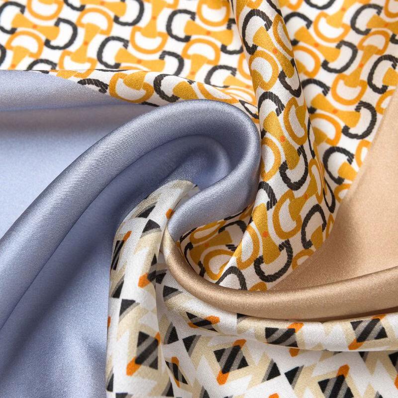 TXRMDX Men's Mulberry Silk Plaid Neckerchief Set