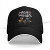 Team Night In Woods Multicolor Hat Peaked Womens Cap Personalized Visor Protection Hats
