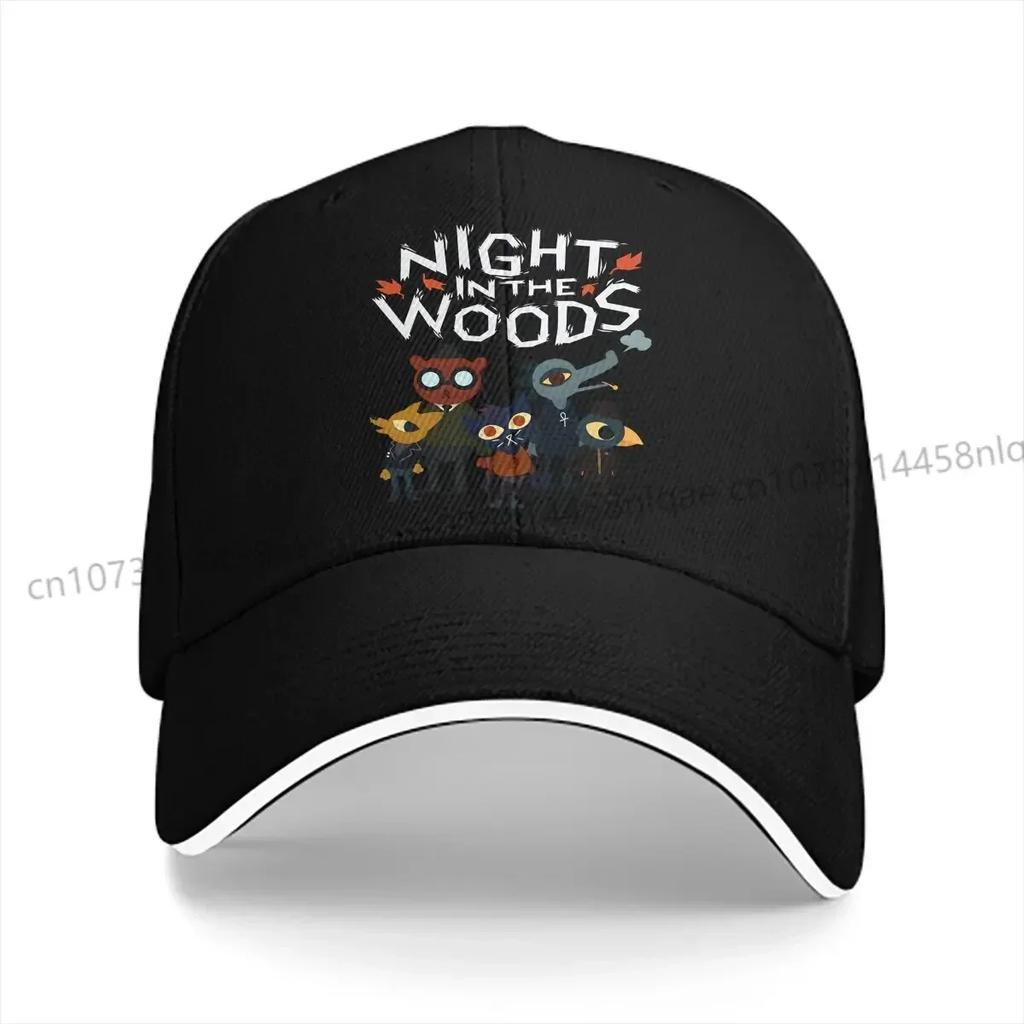 Team Night In Woods Multicolor Hat Peaked Womens Cap Personalized Visor Protection Hats