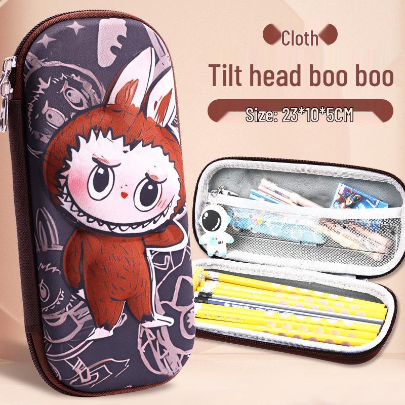 3D Large Capacity EVA Pencil Case for Kids - Multifunctional Storage Bag for Boys and Girls