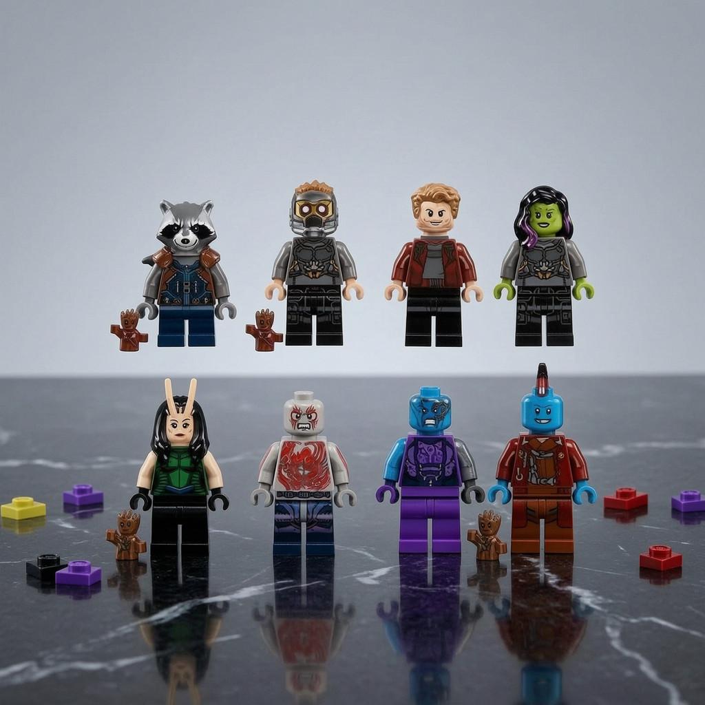 Guardians Of The Galaxy 2 Bausteine Spielzeug mit DIY-Montage für kreatives Kinderspiel