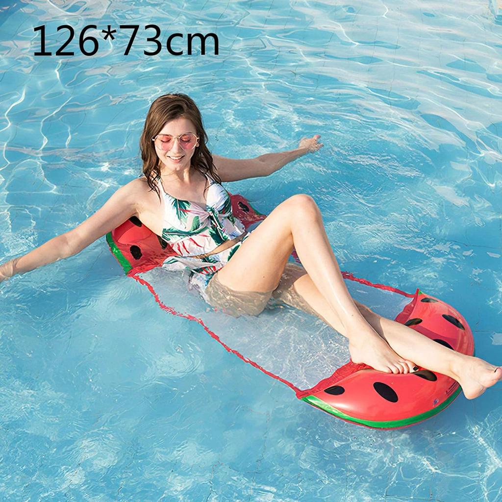 Fashion Shade Swimming Bed Swimming Tube Bagel Lounge Inflatable Swimming Pool for Adults Swimming Ring Air Mat Pool Raft Swimming Summer