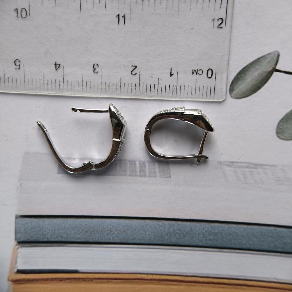 Pendientes de plata con zirkonia cúbica (2192800)