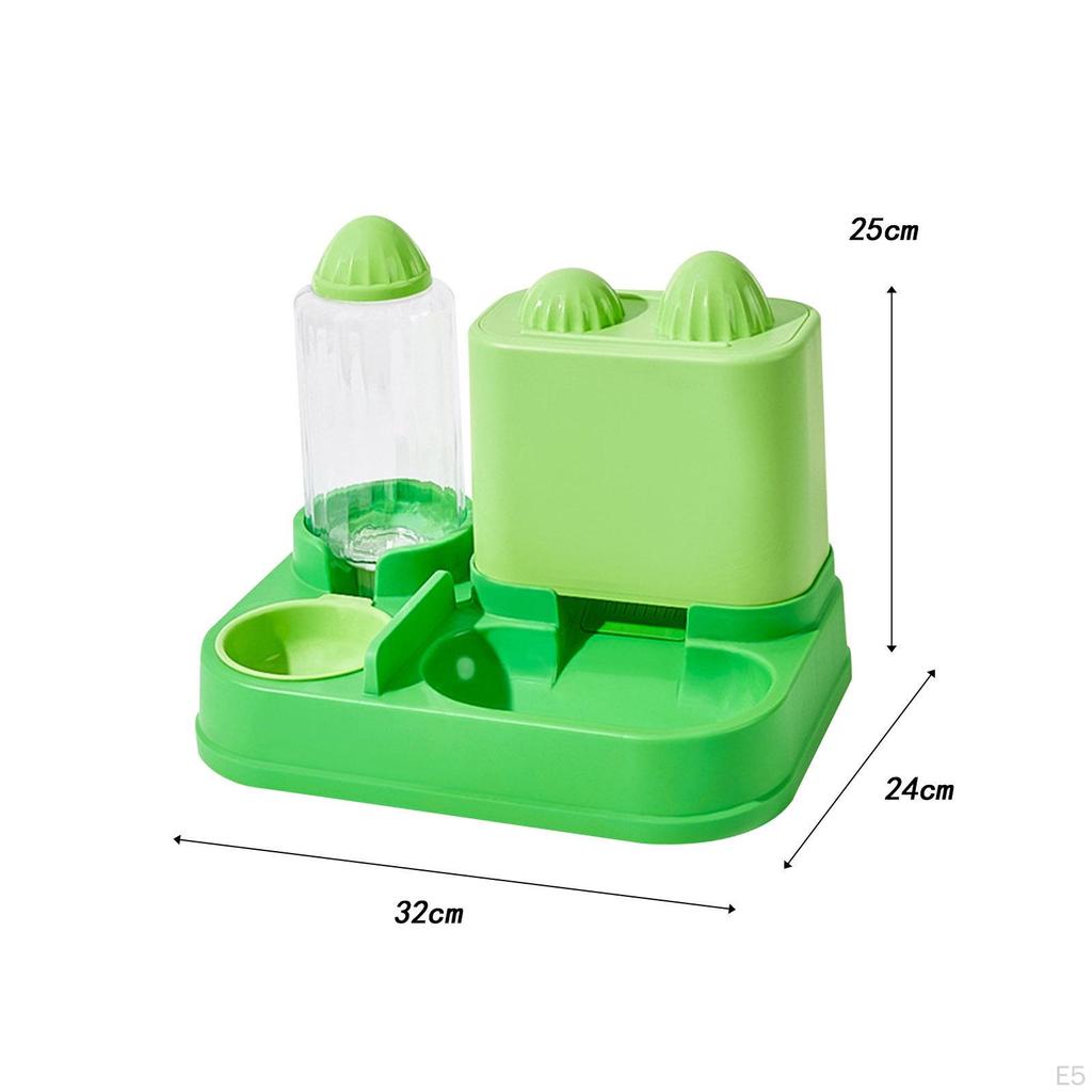 Futter- und Wasserspender für Katzen, Schwerkraft-Tränkeset, Hund, Futter