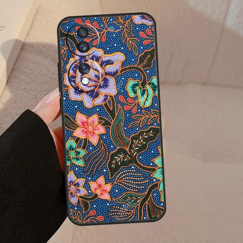 Batik Pattern For Honor Magic 7 Pro 5 6 V5 Case For Honor 200 400 50 70 90 Lite X8a X8b X9a X9b X9c Cover