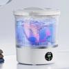 Compact Cordless Laundry Washer with Built In Battery for Delicate Clothes Dormitory Camping Water Saving Technology