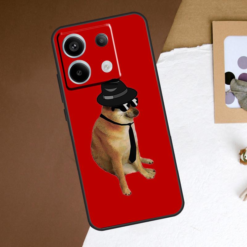 

Cheems Shiba Inu Doge Meme Phone Case For Redmi Note 12 13 Pro Plus 9 10 11 Pro 9S 10S 11S 12S Redmi 10C 12C 13C Cover Redmi Note 11