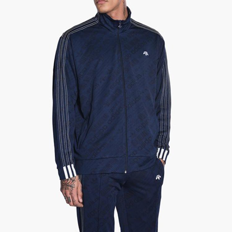Adidas Originals Trefoil X Alexander Wang Sports Casual Jacket Men Outerwear Indigo CF1084