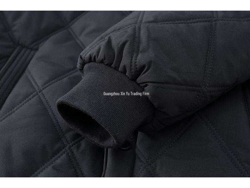 Men's Thickened Lambswool Cotton Jacket for Dad and Grandpa - Warm Winter Outerwear for Middle-Aged and Elderly.